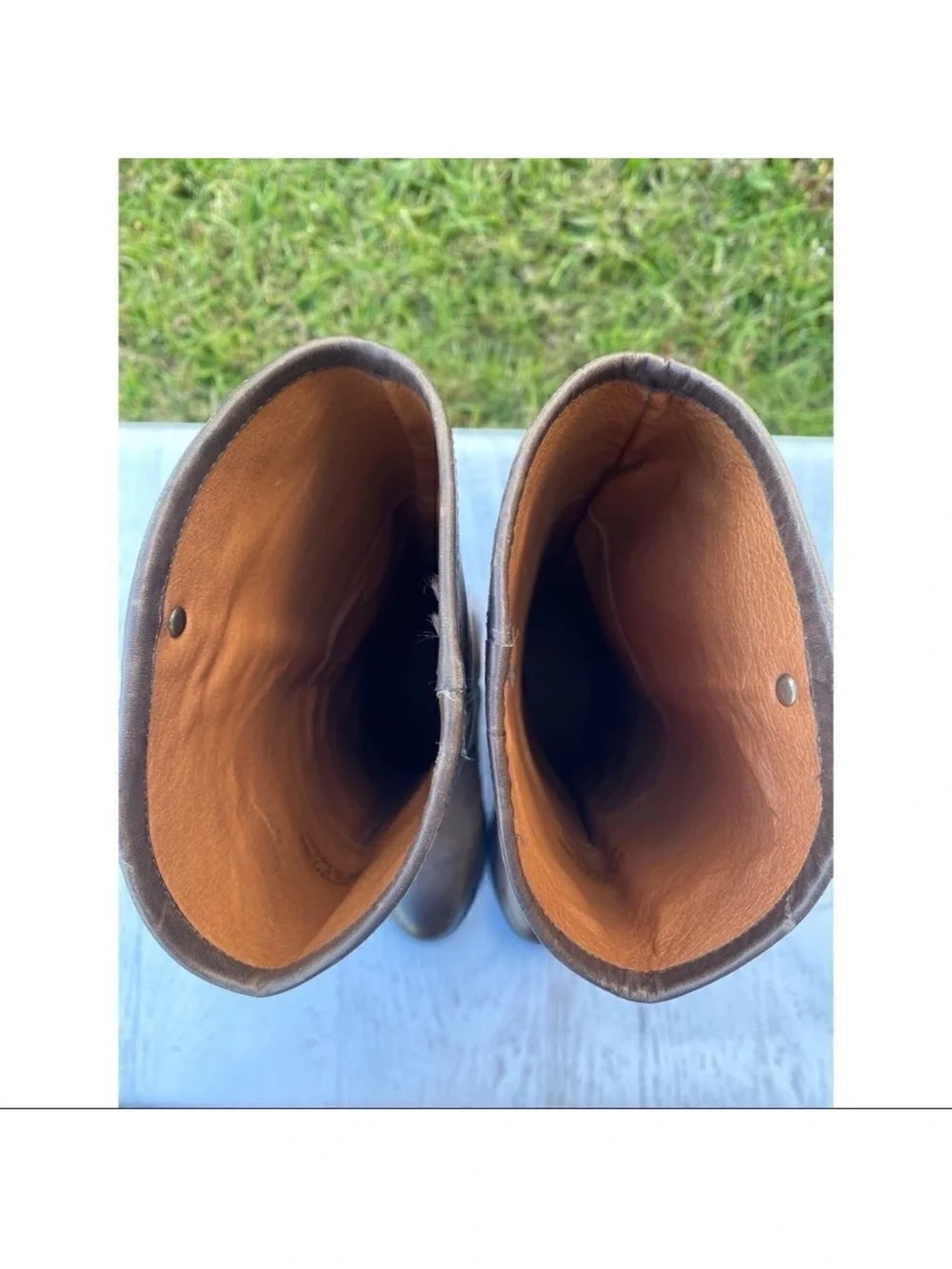 Classic Tall Brown Leather Riding Boots - Women's Frye Melissa Leather